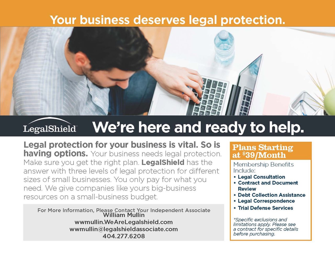 101 Reasons to use LegalShield for your Small Business - WMPartnersLLC